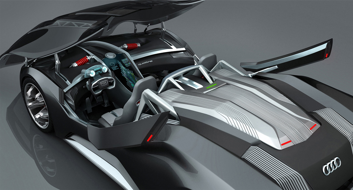 Audi F-Tron: ядерный прототип, напечатанный по 3D-технологии - 2